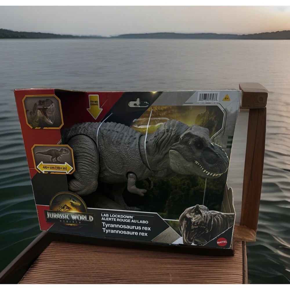 Jurassic World: Rebirth Mattel 2025 Lab Lockdown TYRANNOSAURUS REX 4+ Brand New